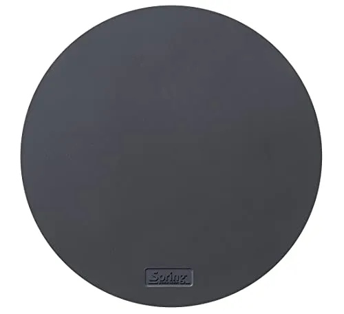 Spring GRIPS Schutzmatte für Induktionskochfeld | 2er Set | Ø 22 cm | Silikonmatte | hitzebeständige Unterlage bis 300°C | Antirutschmatte | Nur für Induktion geeignet