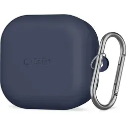 Schutzhülle für Galaxy Buds 4 / 4 Pro, Tech-Protect Silicone Hook, Dunkelblau - Dunkelblau
