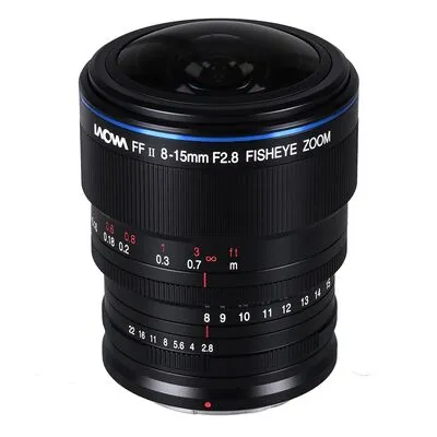 LAOWA 8-15mm 1:2.8 FF Fisheye für Nikon Z - Objektiv mit manuellem Fokus, bietet kreative Weitwinkelaufnahmen und ist ideal für Landschafts- und Architektur-Fotografie.