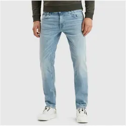PME Legend Herren Jeans Commander 3.0 - Relaxed Fit - Blau - Modische Comfort-Jeans für Herren im stonewashed Look, aus 99% Baumwolle, ideal für lässige Outfits und jeden Anlass. Hoher Tragekomfort dank Relaxed Fit und Reißverschluss.