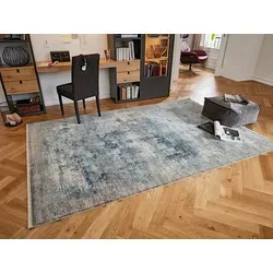 Musterring Teppich grau - Hochwertige Viskose - Teppich aus Viskose und synthetischen Fasern, ideal für stilvolle Wohnräume. Maße: 240 cm breit, 0,8 cm hoch. Holen Sie sich jetzt Ihren 10€ Willkommens-Gutschein bei Newsletter-Anmeldung!