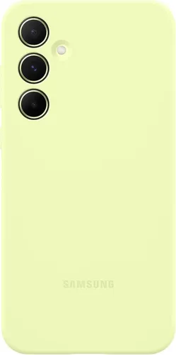 Echtes/Offizielles Samsung Galaxy A55 5G Silikon Cover Rückseite - Lime Grün