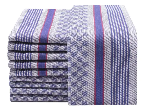 ZOLLNER Geschirrtuch, (Spar-Set, 10-tlg), 45 x 90 cm, 100% Baumwolle, vom Hotelwäschespezialisten