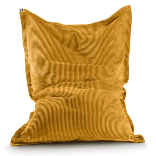 Lumaland Sitzsack Classic XXL Cord – Riesen Sitzsack mit softer Rippenstruktur für stilvolles Wohnen - Der Lumaland Sitzsack Classic XXL (140 x 180 cm, 380 L) vereint Komfort und Stil. Mit strapazierfähigem Material und waschbarem Bezug ist er ideal für Wohnzimmer und Schlafzimmer. Perfekt für gemütliche Stunden!