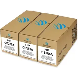 3x CE285A, 85A Toner Druckertoner Patrone Schwarz kompatibel mit HP P1102 M1132 M1212 M1217