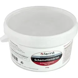 Fermit - Schamottmörtel 3 Kg Feuerfest Schamott Mörtel 1600 °c Kleber