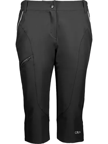 CMP 3in1-Fahrradhose Damen Schwarz Größe 34 - Wanderhosen für Damen von CMP mit innovativer Dry Function-Technologie für schnelltrocknenden Komfort und ausgezeichneten Feuchtigkeitstransport, ideal für sportliche Aktivitäten.