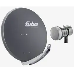 Fuba Sat Anlage 1 Teilnehmer - DAA 850 A Komplettset - SAT-Antennen mit 85 cm Aluminium-Schüssel für exzellenten Empfang inklusive HD- und UHD-Sender, ideal für Astra 19,2° Ost und einfache Installation.