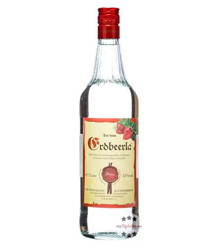 Thomas Prinz Erdbeerla Likör 34% Vol. 1l - Genießen Sie den fruchtigen Geschmack des Thomas Prinz Erdbeerla Likörs. Ideal für gesellige Anlässe und als besondere Ergänzung zu Cocktails.