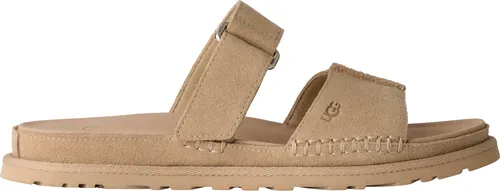 UGG GOLDENGAZE SLIDE Sandale 2026 mustard seed - Größe 39 - Die UGG GOLDENGAZE SLIDE Sandale 2026 in mustard seed vereint Stil und Komfort. Mit hochwertigem Leder und einer ultraleichten Sohle ist sie perfekt für warme Tage und vielseitige Outfits.