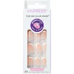 KISS imPRESS The No Glue Mani - Künstliche Fingernägel selbstklebend, 30 Stück - KISS imPRESS The No Glue Mani, 30 Stück. Für eine schnelle, professionelle Maniküre ohne Kleber. Einfach anzubringen und mit Gelnägel-Effekt - ideal für jeden Anlass!