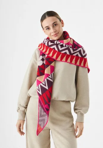 Codello Dreieckstuch im Scandi-Look – Rot - Stylisches Dreieckstuch im angesagten Scandi-Look, vielseitig tragbar und ideal für jeden Anlass. Hergestellt aus einem hochwertigen Materialmix für angenehmen Tragekomfort.