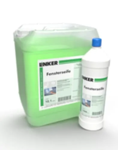 Linker Chemie Fensterseife Spezialreiniger 10,1 Liter Kanister ohne Flasche | Reiniger | Hygiene | Reinigungsmittel | Reinigungschemie |
