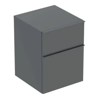 Geberit iCon Seitenschrank mit zwei Schubladen 502.315.01.1 - Bad-Hängeschrank, wandhängend mit zwei geräumigen Schubladen für optimalen Stauraum und modernes Design.