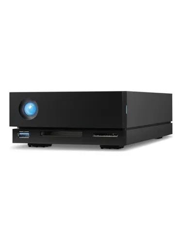 LaCie 1 Big Dock 30TB - USB 4 / Thunderbolt 4 - Externe Festplatte mit 30TB, 5-in-1-Dock für CF- und SD-Karten, ideal für kreative Profis, die hohe Kapazität und schnelle Datenübertragungen benötigen.