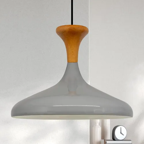 Bamyum Pendelleuchte Champion aus Holz - Retro Pendelleuchte aus Metall mit E27 Fassung, ideal für kreative Lichtgestaltungen über Esstisch oder Tresen. Einfache Installation und individuell dimmbar.
