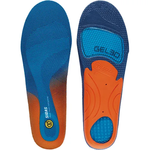 Sidas Cushioning Gel 3D Einlegesohle Größe 46 - Schuhzubehör mit anatomischer Form und innovativer Gel-Dämpfung für optimalen Komfort in Wanderschuhen und Freizeitschuhen.