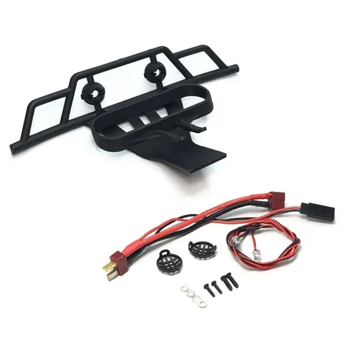 FrontstoßStange mit LED-Licht für  144001 144010 124007 124017 124019 RC Ca9246