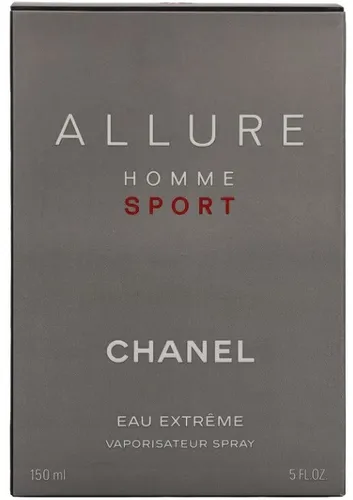 Chanel Allure Homme Sport Eau Extreme 150 ml - Frisch-süßer Herrenduft - Herrenduft mit einzigartiger Pfeffernote, ideal für warme Tage. Erleben Sie die perfekte Kombination aus Mandarine, Minze und Sandelholz.