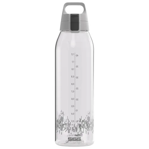 SIGG Trinkflasche 'Total Clear one MyPlanet' - 1,5L - Trinkflasche aus kratzresistentem Tritan Renew, ideal für Nachhaltigkeitsbewusste. Mit praktischem ONE-Verschluss und 50% recyceltem Kunststoff für eine grünere Zukunft.