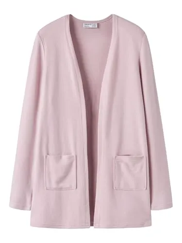 NAME IT Mädchen Nkfvicti Ls Knit Card L Noos, Burnished Lilac, 50