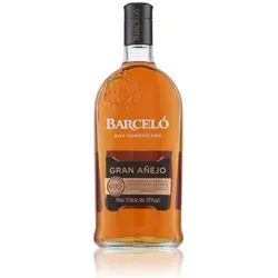 Barceló Gran Añejo Rum 37,5% Vol. 0,7l - Premium Rum aus der Dominikanischen Republik, perfekt für Cocktails oder pur, mit feinen Aromen von Vanille und Eiche.