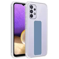 Cadorabo Schutzhülle für Samsung Galaxy A33 5G Hülle in Blau Etui TPU Silikon Case Cover Standfunktion