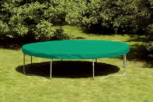 REGENABDECKUNG FÜR TRAMPOLIN 426 CM Ø PE GRÜN ABDECKUNG TRAMPOLINABDECKUNG NEU