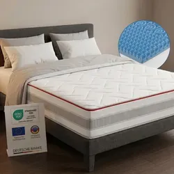 FLEXX Kaltschaum Matratze 180x200 cm - Matratzen mit 7 Zonen und 3D Memory Foam für optimale Druckentlastung. Wendbare Kaltschaummatratze in verschiedenen Härtegraden für individuellen Schlafkomfort.