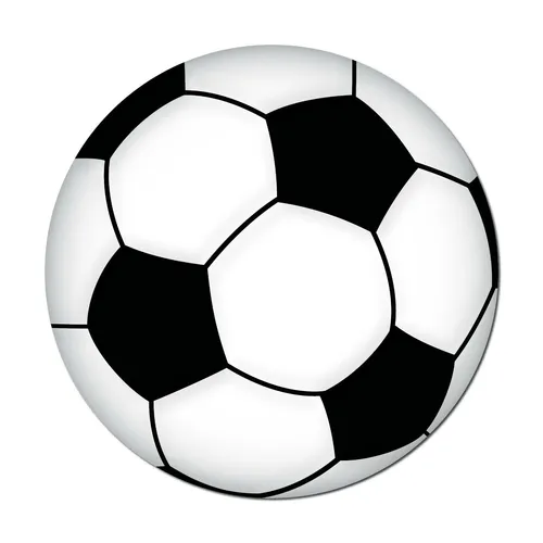 Aufkleber 15cm Sticker Ball Fußball Fan Fußballaufkleber Fußballsticker EM WM