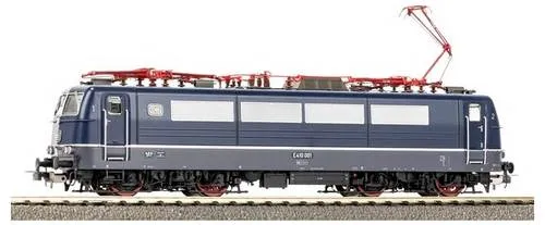 Piko H0 21000 E-Lok BR E 410 der DB - H0 Lokomotive, detailgetreu gestaltet mit Metall-Stromabnehmern, ideal für grenzüberschreitenden Verkehr in Europa, inkl. Plux22-Schnittstelle für einfache Digitalisierung.