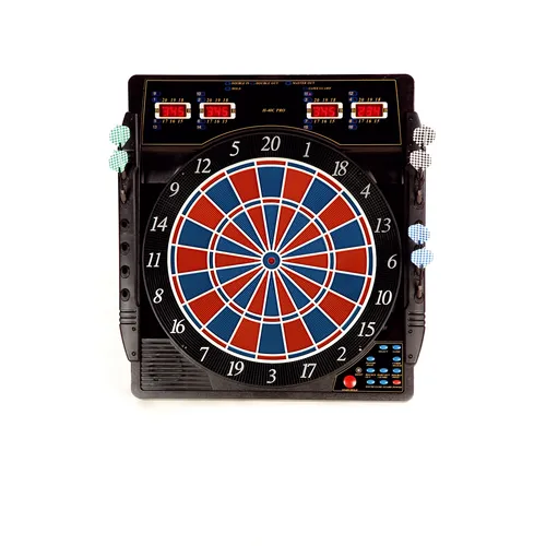Karella Karella Elektronische Dartscheibe - Dartautomat "CB 50" inkl. 12 Softdarts, schwarz