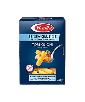 Barilla Tortiglioni Glutenfreie Pasta 400g
