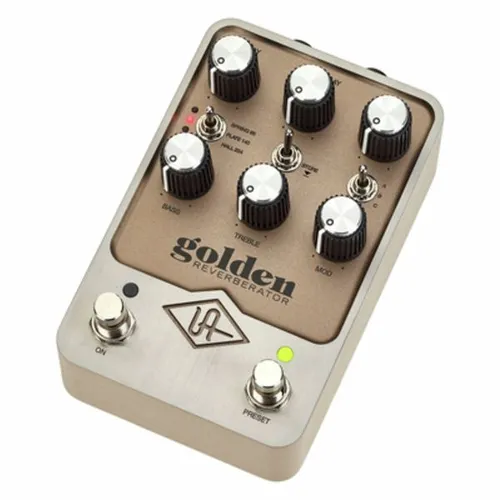 Universal Audio UAFX Golden Reverb Pedal - Gitarren-Effektgeräte - Hochwertiges Reverb-Pedal mit flexibler Gestaltung für einen einzigartigen Klang und langlebige Abmessungen.
