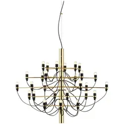 Flos 2097/30 Kronleuchter Clear Bulbs Brass