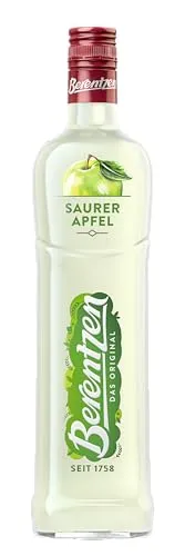 Berentzen Saurer Apfel Likör - Kultiger Likör mit vollem Sauer-Aroma, ideal für gesellige Abende oder als besonderer Cocktail-Zutat.