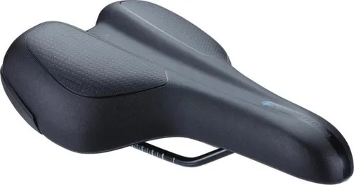 BBB TouringPlus Active Unisex Touringsattel BSD-115 - Fahrradsattel für aktive Haltung, bietet optimalen Komfort durch Triple-Density-Schaum und anatomischen Ausschnitt – ideal für Freizeit- und Radsportbekleidung.