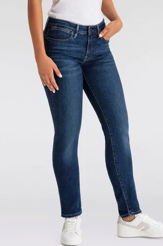 Levi's 712 Slim Welt Pocket Damen Slim-fit-Jeans - Figurbetonende Slim-fit-Jeans für Damen von Levi's®. Hohe Leibhöhe und schmaler Schnitt für einen stylishen Look. Pflegeleicht und ideal für vielseitige Outfits.