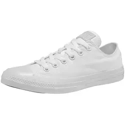 CONVERSE Chuck Taylor All Star Seasonal Ox Monochrome Sneaker - Bestseller Sneaker in Weiß, aus strapazierfähigem Canvas, ideal für sportliche Looks und lässige Freizeitaktivitäten.