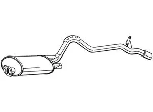 BOSAL Endschalldämpfer für MITSUBISHI - Auspuffanlagen & Kits, 100% Passgenauigkeit für eine einfache Montage und optimale Leistung Ihres Fahrzeugs.