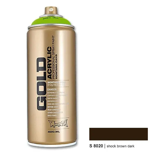 Montana Gold S8020 shock brown dark 400 ml Sprühdose 14,88€/L
