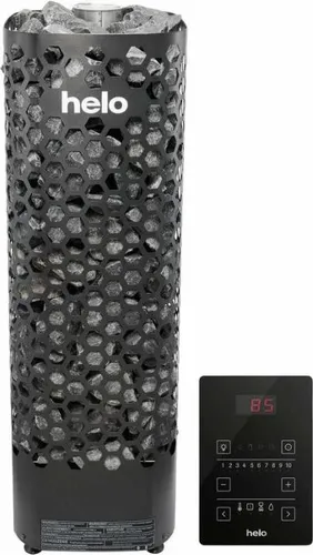 Helo Himalaya WT Saunaofen 6 kW mit Steuerung - Hochwertiger Saunaofen mit 100 kg Steinen und WT-Technologie für sanftes Dampfbad-Feeling, modernes Design und finnische Premiumqualität für Ihr Zuhause.