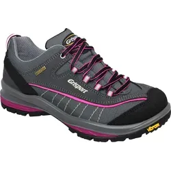 Grisport Damen Wanderschuhe "Nova" GS165 - Grau/Pink - 37 EU - Robuste Wanderschuhe aus Wildleder und Cordura. Mit atmungsaktivem Futter, wasserfester Spotex-Sohle und Gummi-Vibram-Laufsohle für optimalen Grip. Ideal für Outdoor-Abenteuer und lange Wanderungen.