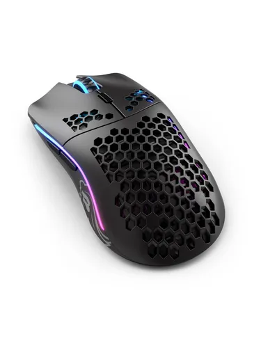 Glorious Model O Wireless Gaming-Maus - Schwarz Matt - Kabellose Gaming-Maus mit 19.000 DPI BAMF-Sensor, 6 programmierbaren Tasten und 1 ms Reaktionszeit für präzises Gaming.