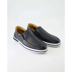 Galizio Torresi 19499/19468 Slipper aus Leder - Hochwertige Herren Slipper aus strapazierfähigem Leder. Ideal für den Alltag, bieten sie Komfort und modernen Stil mit einer rutschfesten Gummisohle.