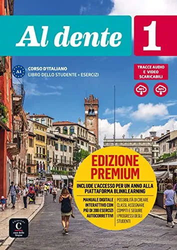 Al dente 1 A1 - Edizione Premium: Lehrbuch mit Audio und Video - Lehrbücher Italienisch, inklusive 12 Monate Zugang zur digitalen BlinkLearning-Plattform für interaktives Lernen.