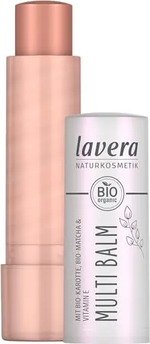 lavera Multi Balm -Sundown Gold 03 - intensive Farbe - frischer Glow - müheloses Verblenden - für Augen, Lippen & Wangen - vegan - Naturkosmetik - 4,9 g