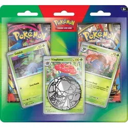 Pokémon TCG Enhanced 2-Pack Blister (Englisch) - Erweitere deine Pokémon-Sammlung mit dem Enhanced 2-Pack Blister! Enthält 3 spezielle Folien-Promokarten und 2 Boosterpacks aus verschiedenen Editionen für spannende Spielmöglichkeiten und Sammlergenuss.