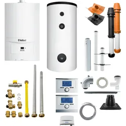 Vaillant VC146 7-2 ecoTEC pure - Gas-Brennwert-Heiztherme für Erdgas E, effizient und ideal für die Modernisierung von Mehrfamilienhäusern