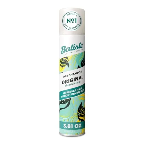 Batiste Original 200 ml Trockenshampoo - Shampoo für frisches Haar ohne Wasser, verleiht Volumen und Griffigkeit, ideal für schnelle Auffrischungen zwischen den Haarwäschen.